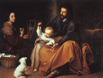 Bartolome Esteban Murillo : The Holy Family